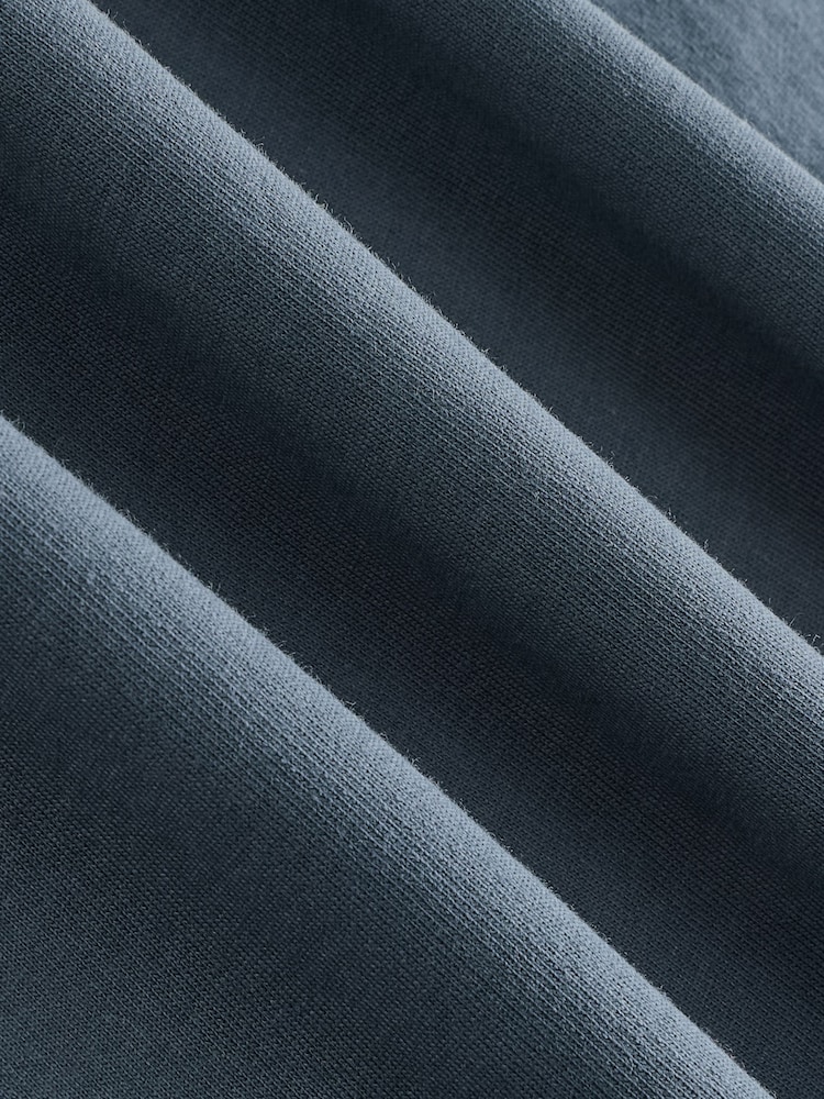 Petrol Blue Lightweight Crew Neck Sweatshirt - Image 3 of 3 Petrol Blue Lightweight Crew Neck Sweatshirt - Image 3 of 3