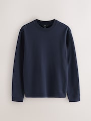 Navy/Charcoal Lightweight Crew Neck Sweatshirts 2 Pack - Image 2 of 10