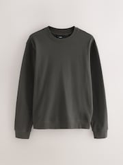 Navy/Charcoal Lightweight Crew Neck Sweatshirts 2 Pack - Image 3 of 10