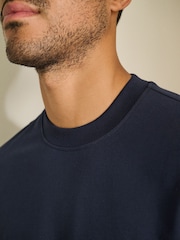 Navy/Charcoal Lightweight Crew Neck Sweatshirts 2 Pack - Image 8 of 10