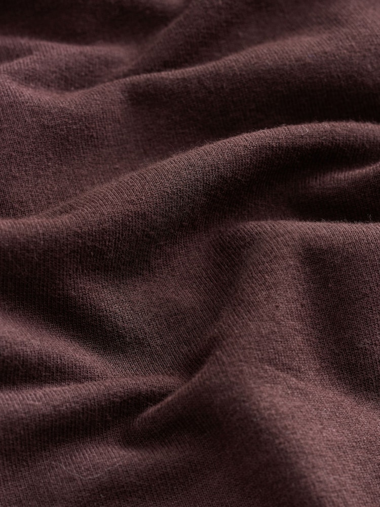 Chocolate Brown Lightweight Zip Up Hoodie - Image 8 of 8 Chocolate Brown Lightweight Zip Up Hoodie - Image 8 of 8
