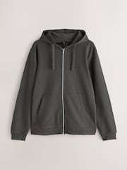 Marine/Anthrazit - Cotton Lightweight Zip Up Hoodies 2 Pack - Bild 3 von 3