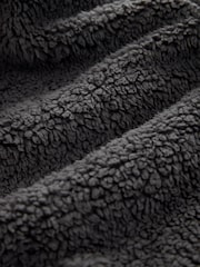Slate Grey Borg Overhead Hoodie - Image 2 of 3