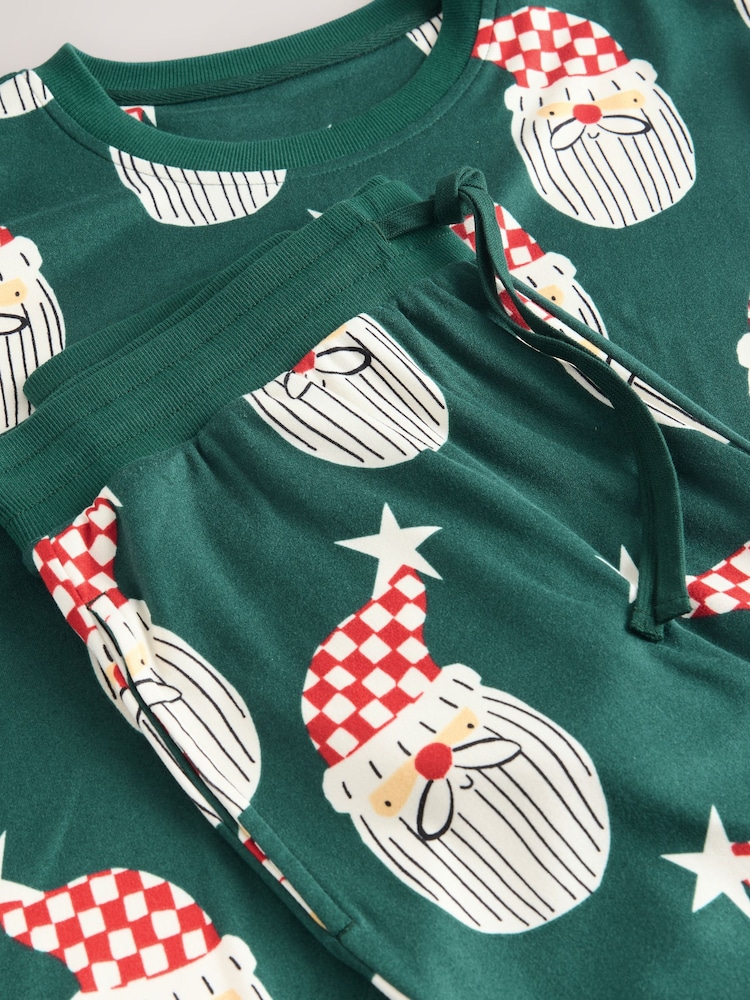 Green Santa Matching Family Christmas Cosy Long Sleeve Pyjamas - Image 10 of 10 Green Santa Matching Family Christmas Cosy Long Sleeve Pyjamas - Image 10 of 10