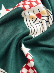 Green Santa Matching Family Christmas Cosy Long Sleeve Pyjamas - Image 9 of 10