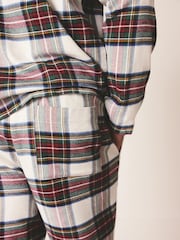 Red/White Check Matching Family Christmas Button Through Pyjamas Set - Image 4 of 4