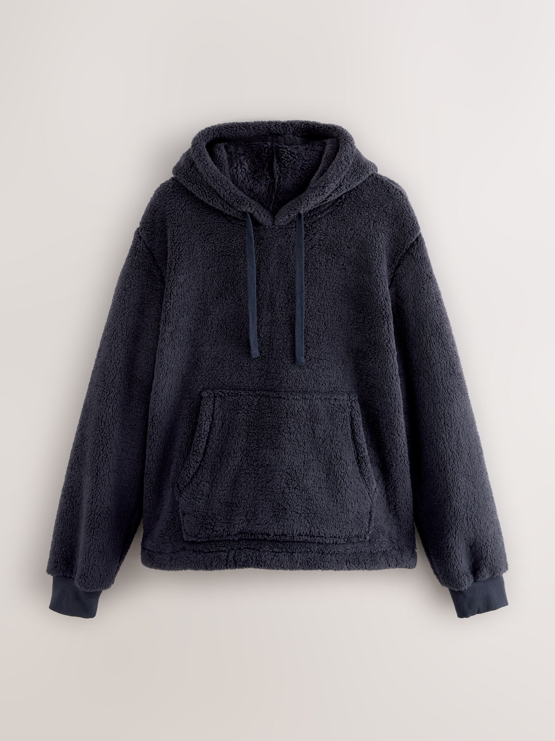 Buy Navy Blue Borg Overhead Hoodie from Next USA Buy Navy Blue Borg Overhead Hoodie from Next USA