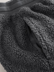 Slate Grey Borg Fleece Cuffed Joggers - Image 2 of 2