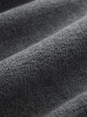 Slate Grey Brushed Borg Fleece Lined Hoodie - Image 4 of 7