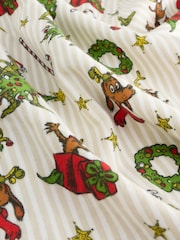 Cream Grinch Matching Family Christmas Button Through Pyjamas - Image 10 of 12