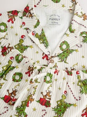 Cream Grinch Matching Family Christmas Button Through Pyjamas - Image 11 of 12