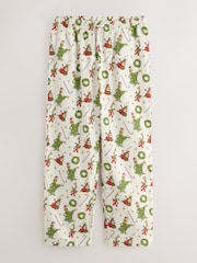 Cream Grinch Matching Family Christmas Button Through Pyjamas - Image 8 of 12