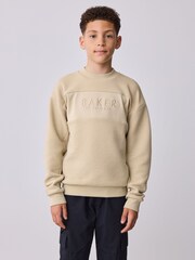 Baker by Ted Baker Stone Textured Sweatshirt - Image 2 of 12