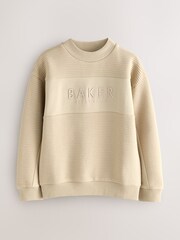 Baker by Ted Baker Stone Textured Sweatshirt - Image 8 of 12