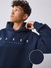 Baker by Ted Baker Oversized Textured Hoodie - Image 1 of 9