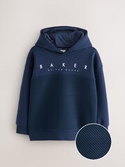 Baker by Ted Baker Oversized Textured Hoodie - Image 6 of 9