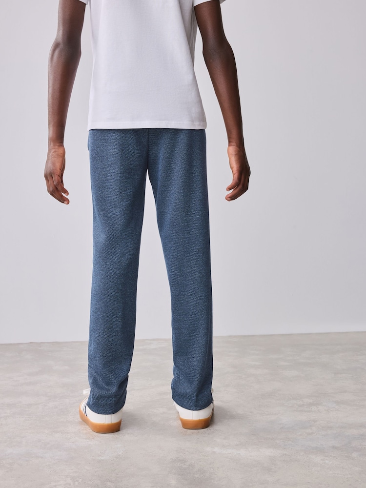 Baker by Ted Baker Blue Jersey Suit Trousers - Image 2 of 8 Baker by Ted Baker Blue Jersey Suit Trousers - Image 2 of 8