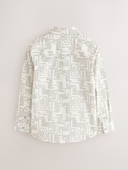 Baker by Ted Baker All Over Print White Shirt - Image 2 of 10