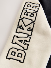 Baker by Ted Baker Varsity Black Bomber Jacket - Image 10 of 11
