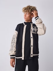 Baker by Ted Baker Varsity Black Bomber Jacket - Image 2 of 11