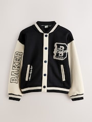 Baker by Ted Baker Varsity Black Bomber Jacket - Image 6 of 11