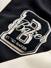 Baker by Ted Baker Varsity Black Bomber Jacket - Image 8 of 11