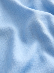 Light Blue Sleeveless Shirt With Linen - Image 2 of 7