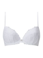 Ann Summers Black & White Pad Plunge 2 Pack Sexy Lace Underwired Bra - Image 5 of 6