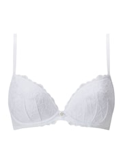 Ann Summers Black/White Plunge Padded Wired Sexy Lace Bras 2 Pack - Image 9 of 9