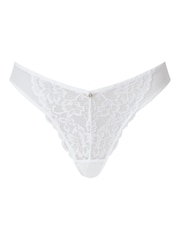 Ann Summers White Brazillian Sexy Lace Knickers 3 Pack - Image 5 of 5