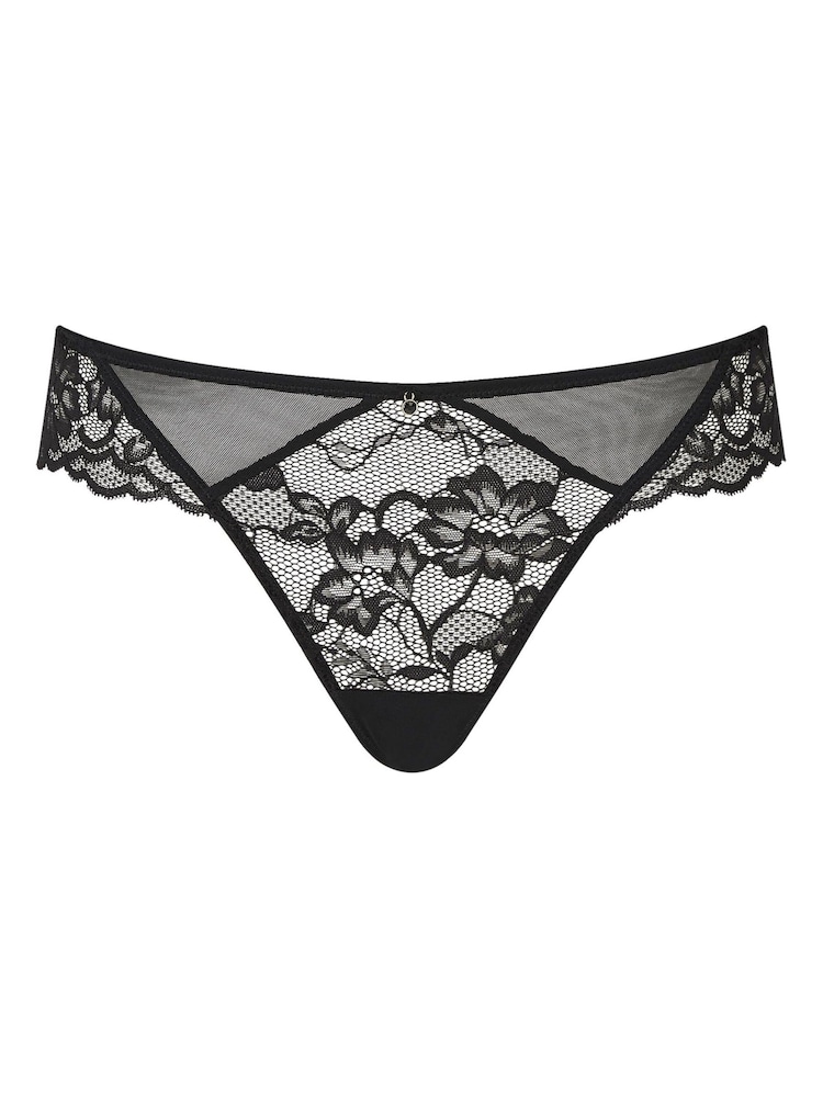 Ann Summers Black Brazillian Sexy Lace Knickers 3 Pack - Image 5 of 5