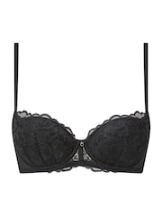 Ann Summers Black & White Balcony Padded Wired Sexy Lace Bras 2 Pack - Image 9 of 9