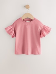 Pink 2 Pocket 100% Cotton Broidery Trousers - Image 2 of 3
