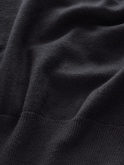 Black Regular Fit Soft Touch V-Neck Jumpers 2 Pack - Image 5 of 5