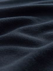 Navy Blue Regular Fit Soft Touch V-Neck Sweater - Image 2 of 3