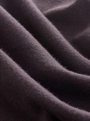 Chocolate Brown Regular Fit Premium High Crew Neck Jumpe - Image 3 of 3
