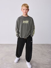 Baker by Ted Baker Multi Long Sleeve T-Shirt and Cargo Trousers Set - Image 1 of 13