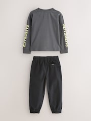 Baker by Ted Baker Multi Long Sleeve T-Shirt and Cargo Trousers Set - Image 8 of 13