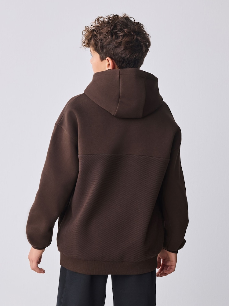 Baker by Ted Baker Oversized Textured Hoodie - Image 2 of 7