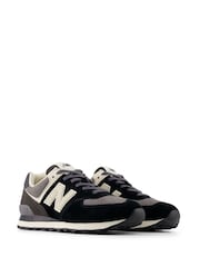 črna/bela - New Balance ženski športni copati 574 - Slika 6 iz 9