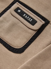 Baker by Ted Baker Funnel Zip Neck Sweatshirt and Joggers Set - Image 5 of 8