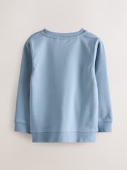 Baker by Ted Baker Blue Textured Sweatshirt - Image 5 of 10