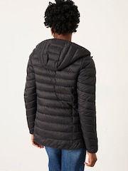 FatFace Ruby Black Lightweight Puffer Coat - Image 2 of 6