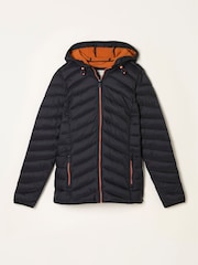 FatFace Ruby Black Lightweight Puffer Coat - Image 6 of 6