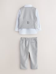 Baker by Ted Baker Waistcoat Shirt And Trousers Set - Image 9 of 16