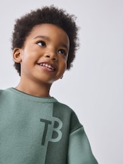 Baker by Ted Baker Colourblock Knitted Sweatshirt and Joggers Set - Image 4 of 12