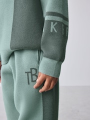 Baker by Ted Baker Colourblock Knitted Sweatshirt and Joggers Set - Image 5 of 12