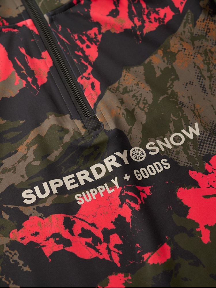 Superdry Orange Ski Base Layer Half Zip  Base Layers - Image 5 of 5