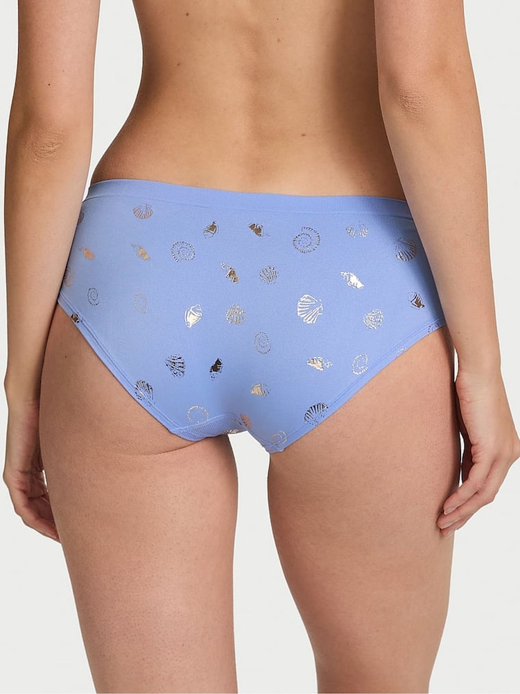 Victoria's Secret Blue Cameo Seashell Hipster Knickers - Image 2 of 2