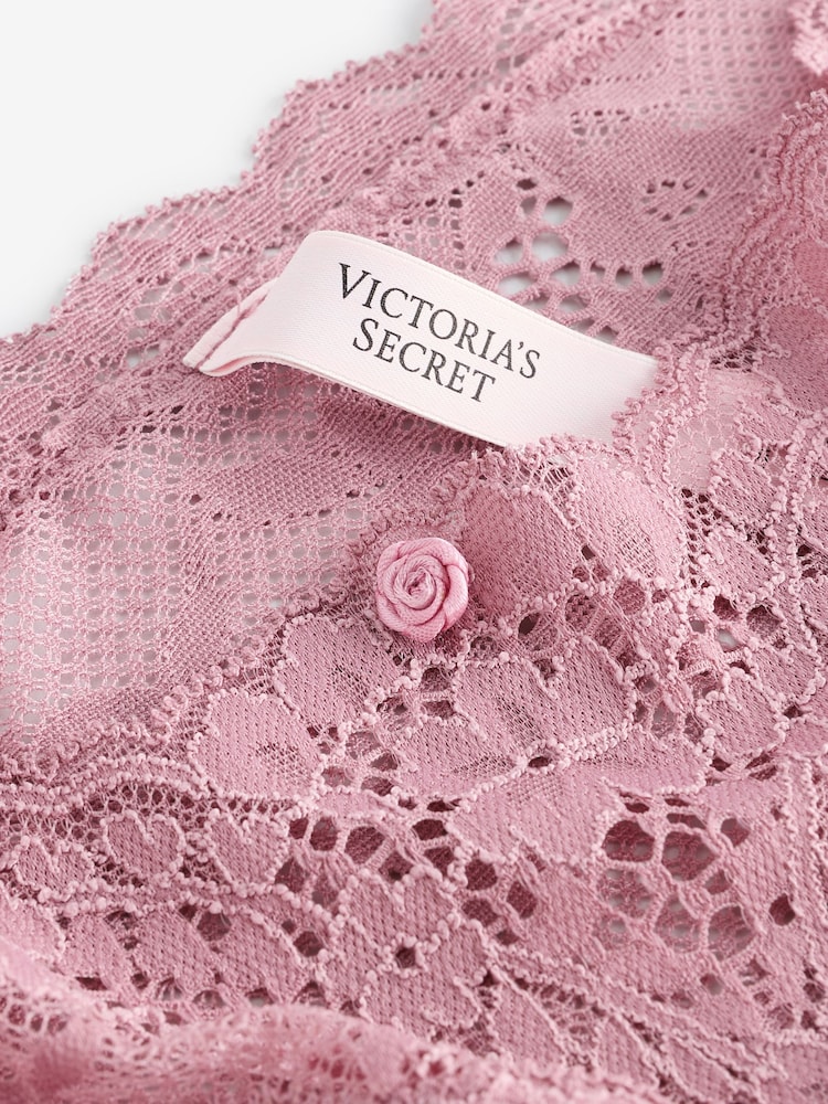 Victoria's Secret Rose Pink Hipster Lace Knickers - Image 2 of 3